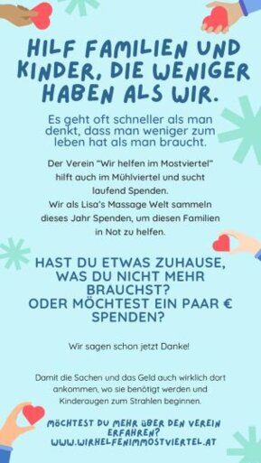 Spenden für Familien in Not