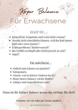 Körper Balance