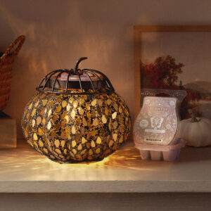 Elektrische Duftlampe Golden Gourd + Scentsy Bar Cocoa Cashmere - Stilisiert
